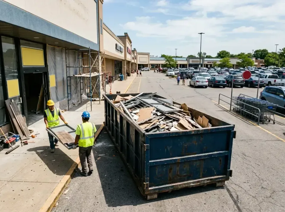 retail-store-renovation-debris-003 — frequently asked questions, Roll-off Dumpster Rentals in Bellbrook, OH